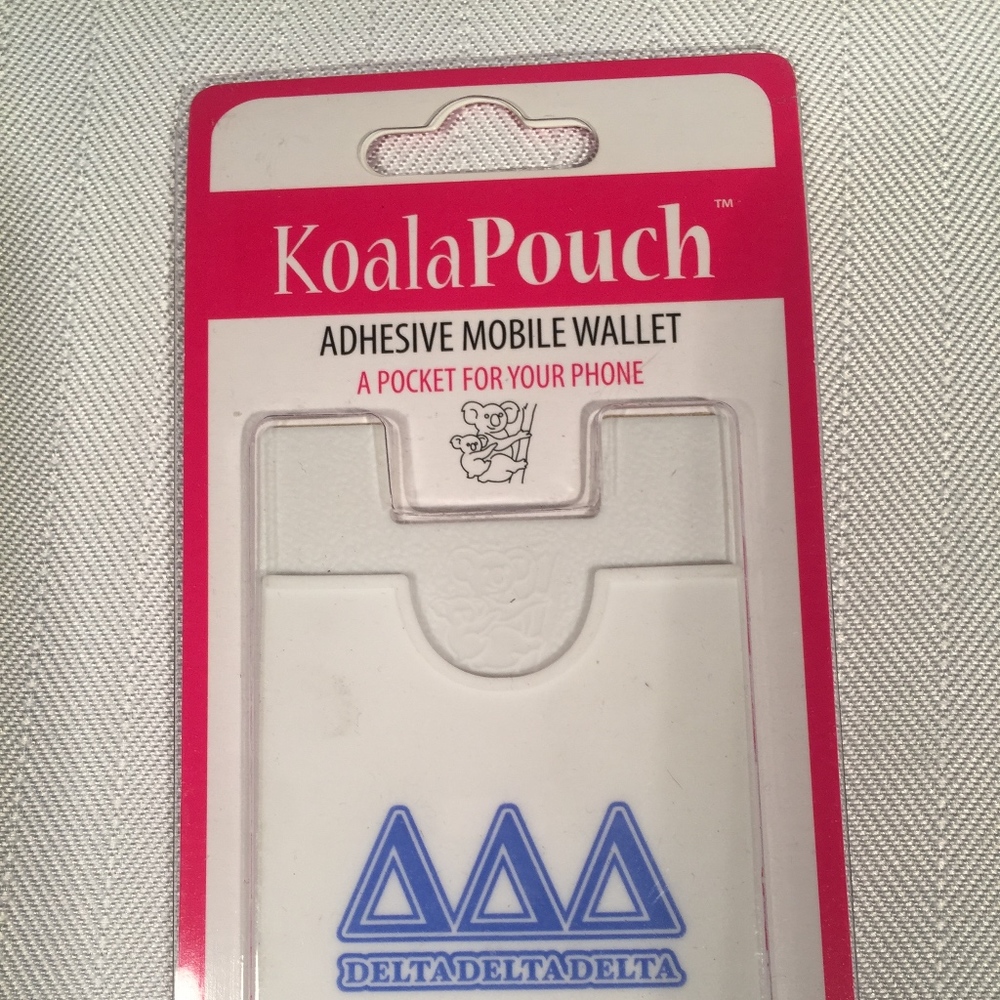 Delta Delta Delta Koala Pouch Adhesive cell NEW